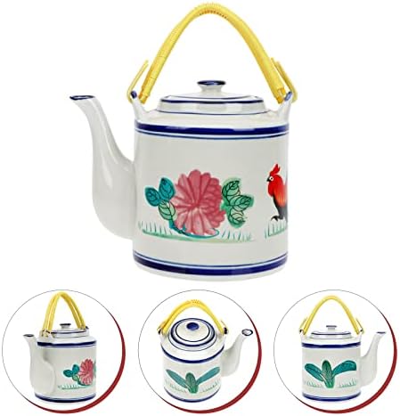 Happyyami Cup Conjunto de chá chinês Conjunto de chá chinês Inglês TEAPOT TEAPOT Vintage Kettle de