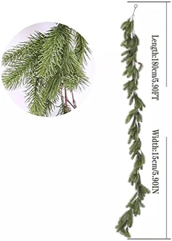 N/A Garland Faux Ivy Vine sazonal Pine agulha Cypress Garland Plant planta decoração de casa de Natal