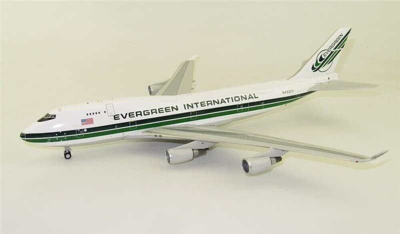 Airlines International Evergreen International para Boeing 747-400 N492EV com Stand Limited Edition 1/200 Diecast Aircraft Modelo