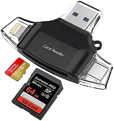 Boxwave gadget Smart Compatível com Lenovo Ideapad 5i - AllReader SD Card Reader, MicroSD Card Reader