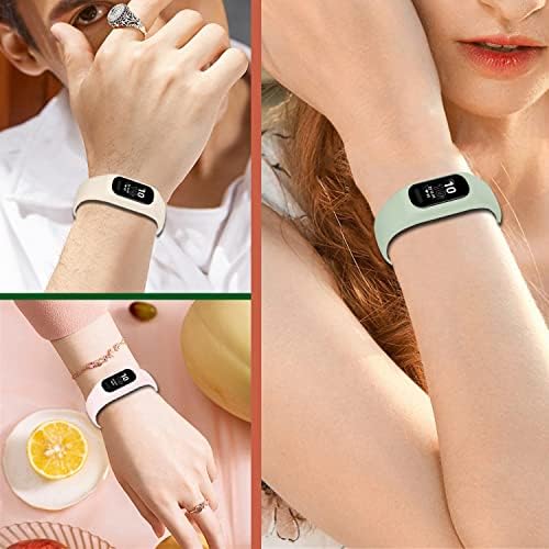 GHEPER SOFT SILICON Band compatível com Garmin VivoSmart 5 tiras de pulseira de pulseira de pulseira capa da banda