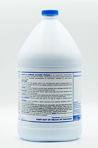Solução de limpeza de vinagre branco para todos os fins CPDI, 1 galão, limpador de várias superfícies para manchas