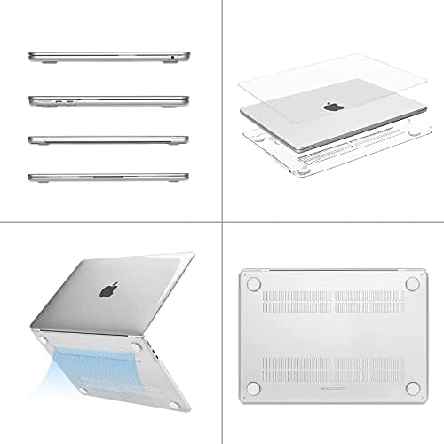 Mosis compatível com MacBook Air 13,6 polegadas Caso 2022 2023 Liberação A2681 M2 ID do toque