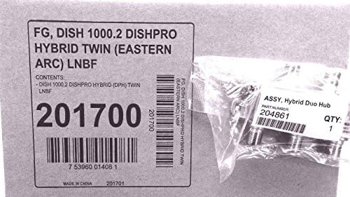 Dish 1000.2 Hybrid Twin Dishpro lnbf + Hybrid Duo Hub 201700