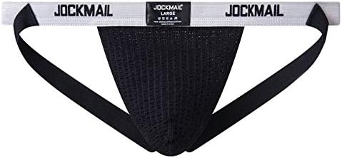IIUs Jockstrap Bikini Briefs Mens Authletic Sucener resleta Performance Panties de cinta de atleta confortável
