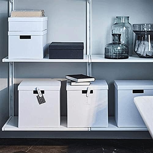 Sacos de armazenamento Goepp para roupas 1pcs Caixas de armazenamento de organizador de armário dobráveis ​​（Papel） para brinquedos, roupas e mais ， tamanho: 13.7x9.8x7.8in ， cor: branco