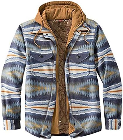 Camisetas de jaquetas acolchoadas de zdfer para homens, outono com capuz de inverno com zíper checado