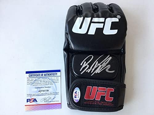 Bruce Buffer assinado Autografado UFC Glove PSA DNA COA B - Luvas UFC autografadas