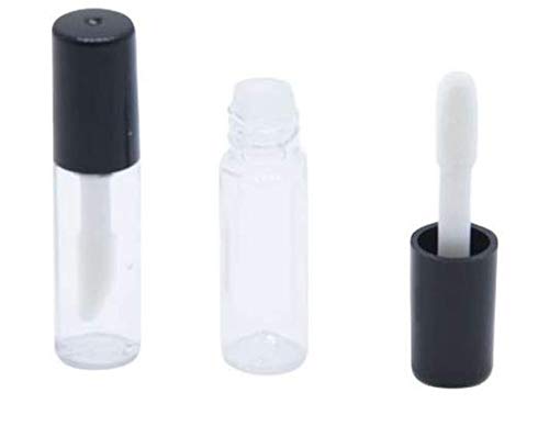 Lassum 5pcs mini tubos de brilho labial vazios