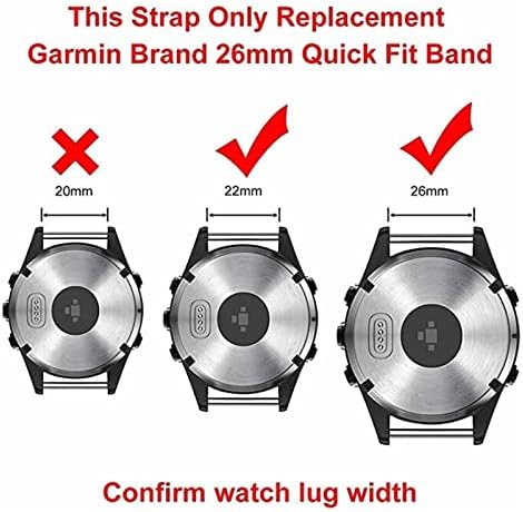Buday para Garmin Fenix ​​6S 5S Watch Band 20mm para Fenix ​​6s Pro 5s Plus Gold Rose Buckle Silicone Substituição