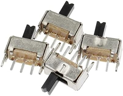 RFXCOM Micro switch 10pcs SS12D07 MINI interruptor vertical de deslizamento vertical 1p2t 3 pinos alternância