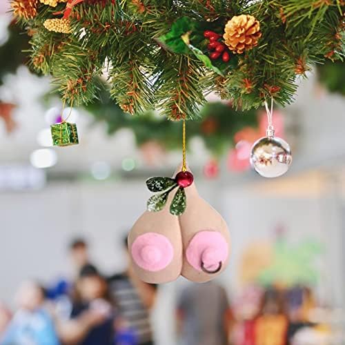 Cooh Santa Butt Bell Ornament 2022 Ornamento de Natal engraçado meu pequeno Natal
