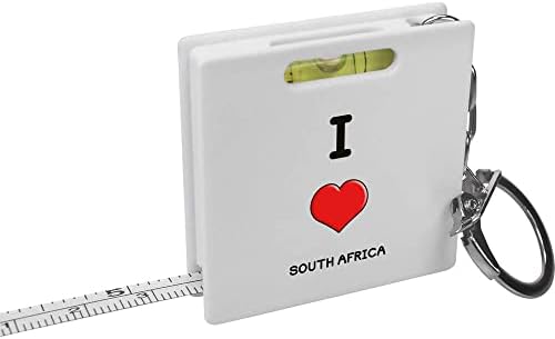'Eu amo a fita de chaveiro da África do Sul' Ferramenta de nível/nível de espírito