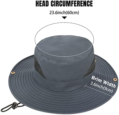 Chapéus solares upf 50 chapéus de pesca larga de abrangência para homens Proteção solar para chapéus