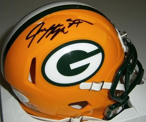 Packers Jace Sternberger assinou o Mini Capacete de Speed ​​W/ 87 JSA CoA Autograf