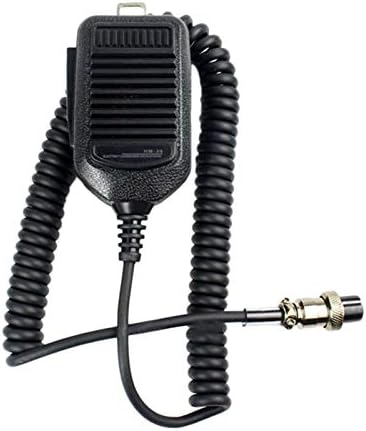 Microfone de alto -falante manual Microfone para Radio ICOM Clear Sound e Comunicação precisa confortável