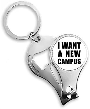 Eu quero um novo anel de corrente de corrente do campus, com unhas multifuncionais Clippers Bottle