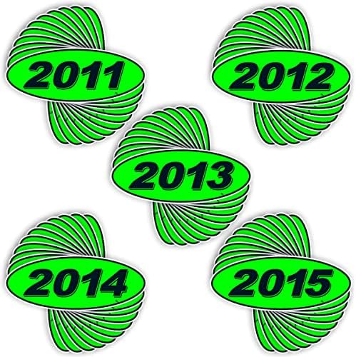 Versa Tags 2012 2012 2013 2014 2015 Modelo oval Ano de carros Adesivos de concessionários de carro orgulhosamente