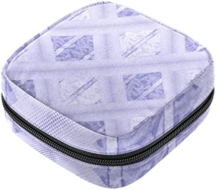 Bolsa de armazenamento de guardanapos sanitários de oryuekan, bolsas de zíper menstrual reutilizável portátil, bolsa