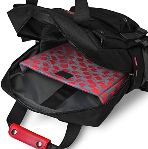 Mochila Laptop de Viagem de Evangelion de Firefirst, saco de ruck com etiqueta de símbolo ， mack da escola resistente