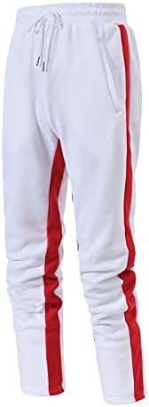 iopqo americano terno para homens homens outono e inverno define lazer em emenda de zíper calça esportivo
