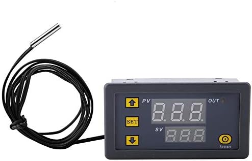 Sensor de termostato FTVogue W3230 DC 12V 24V 220V LED Digital Termostat Sensor Termostat Sensor Meter [DC12V],