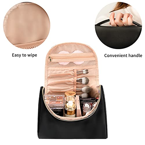 Bolsa de maquiagem de viagem etérea, bolsa de cosméticos para mulheres de grande capacidade para organizador