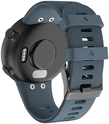 DJDLFA 18mm 20mm Soft Silicone Smart Watch Band para Garmin Forerunner 45 Watch Sport Wrist Strap for