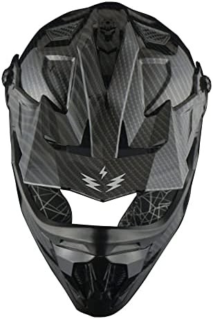 1storm adulto motocross capacete ATV Dirt Bike BMX MX Downhill Mountain Helmet Strey: JH601