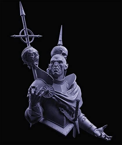 Goodmoel 1/10 Antigo modelo de resina guerreira de vampiro de fantasia Modelo de busto / soldado não montado