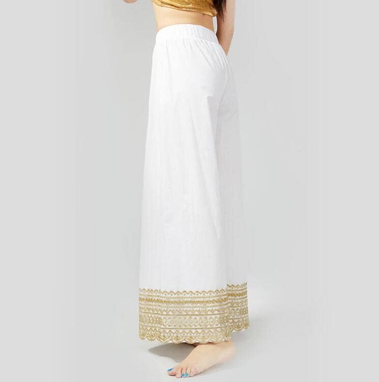 Índia Tradicional Algodão Baixo de algodão para mulheres Estilos étnicos diariamente elegentas calças casuais