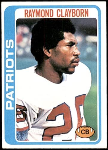 1978 Topps # 158 Raymond Clayborn New England Patriots ex Patriots Texas
