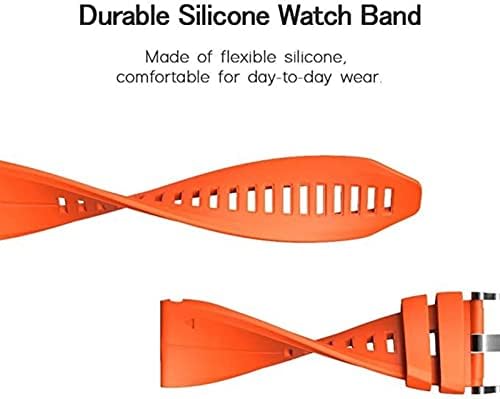 Skm 26 22mm Silicone Watch Band para Garmin Fenix ​​6x 6Pro Relógio Remessão Rápula de Strap