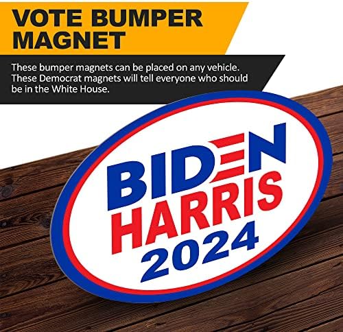 Biden Harris 2024 adesivos de pára -choques políticos magnéticos para carros - decalques políticos para carros -