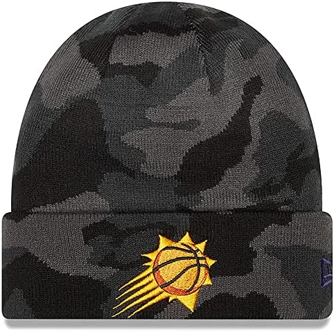 New Era Phoenix Suns Camo Knit Cuff Beanie, chapéu