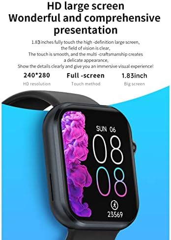 Docooler G20 1,83 polegada Men e feminina Universal Smartwatch HD Touch Screen Múltiplos modos esportivos