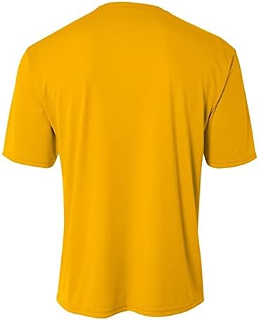 JustBlanks Treino masculino Manga curta Camiseta de t-shirt atlética Camiseta atlética Camiseta Crew
