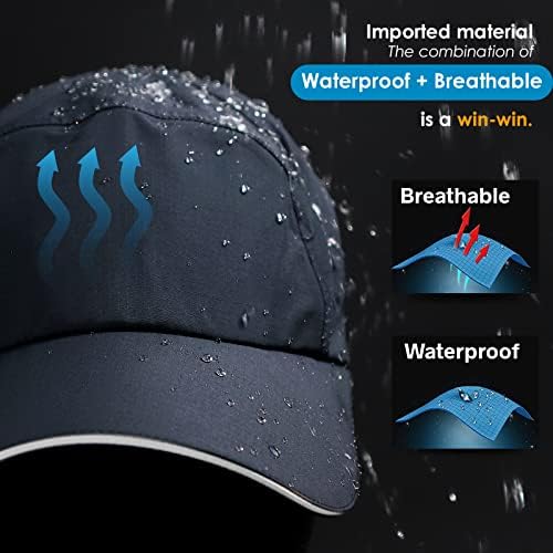 Homem de beisebol de golfe à prova d'água masculino Upf50 Breathable Upf50+ Caps Outdoor para Mulheres
