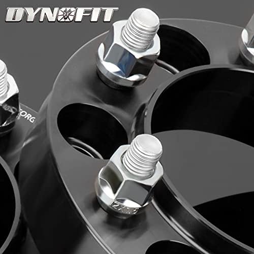 Dynofit 5x5.5 Spacers de rodas para RAM 1500 2012-2018, 5x139.7 Spacers centrados no hub, 1,5 polegada
