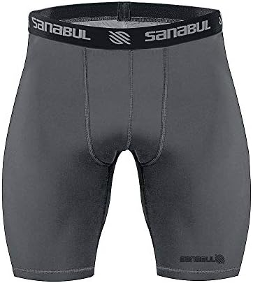 Sanabul Men's Compach Base Layer Shorts para Jiu Jitsu, Wrestling MMA e Treinamento