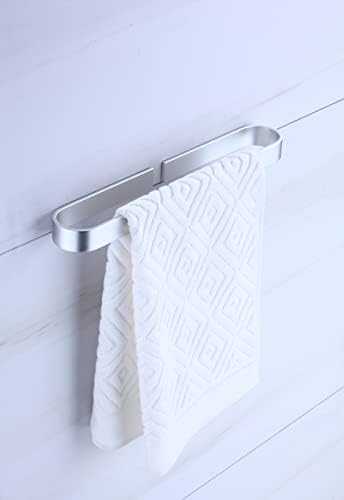 Barra de toalhas, suporte para toalhas, sem perfuração, alumínio do organizador do suporte para banheiro e