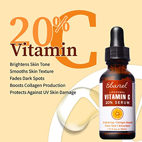 Pacote ebannel de 20% de soro de vitamina C e 2,5% de hidratante de retinol