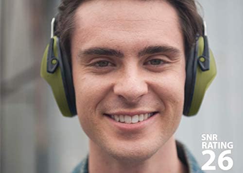 Proteção auditiva de abastecimento de orelha com design de dobramento passivo de baixo perfil 26dB NRR e reduz até 125dB