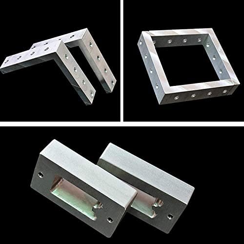 AMDHZ Pure Cobper Felp Foshness 1mm, 150 × 200/200 × 200mm, 6061 Placa de alumínio Fache de metal fácil de polir, para artesanato e Projetos de DIY Placa de latão