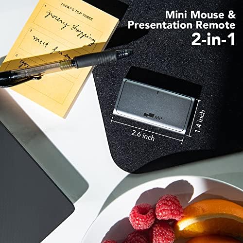Mouse bluetooth sem fio Pixels, apresentação cliques remotos e mini mouse de toque recarregável para compatibilidade