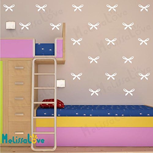 Dxling 48pcs fitas rosa adesivos de parede para crianças quarto princesa menina quarto decalques