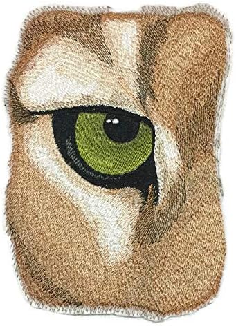 BeyondVision Custom and único olho de puma bordado de ferro bordado em/costurar patch [7 *5] [feito