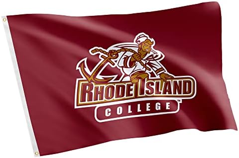 Rhode Island College Flag Flags Bandeiras Ric Banners poliéster Indoor Outdoor 3x5