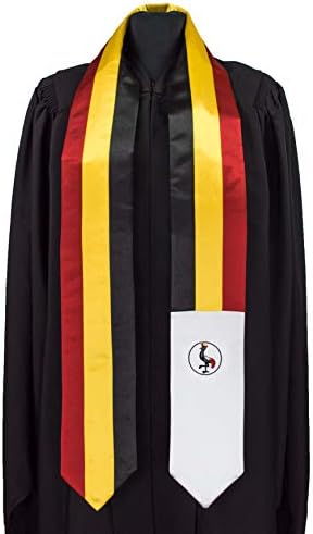Uganda Flag Graduation Sash/roubou estudos internacionais no exterior