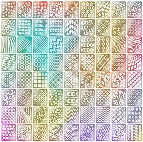Mudder 72 desenhos 144 peças unhas vinis estêncils unhas adesivos, 24 lençóis fofos de adesivos de decalques